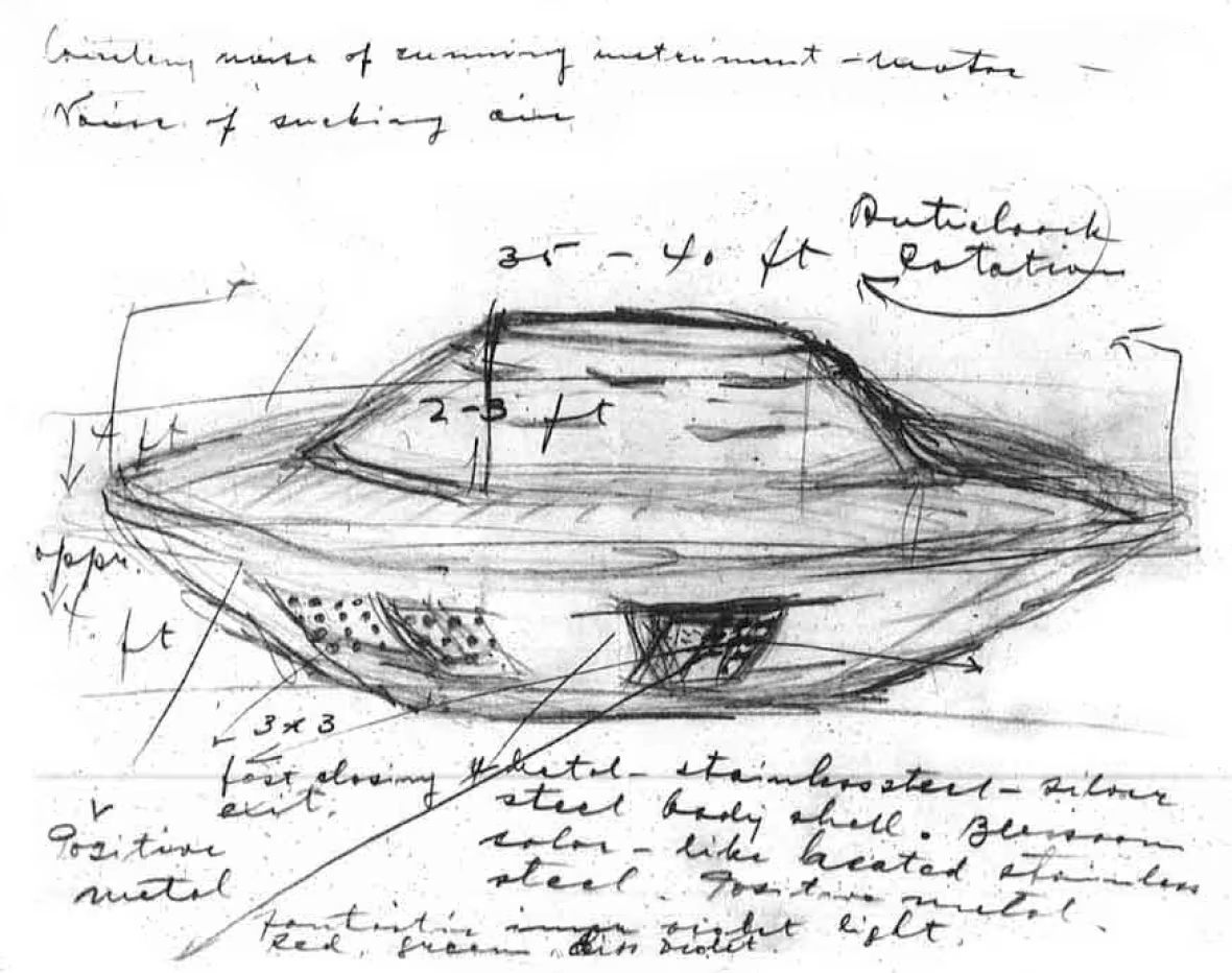 UFO sketch
